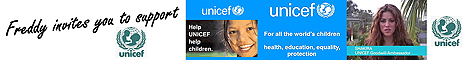 Freddy invites you to support UNICEF